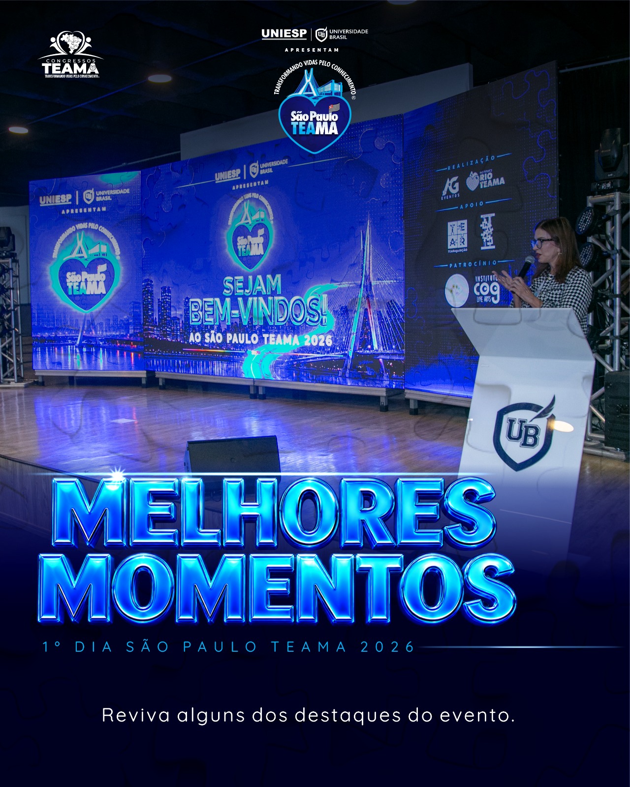 Momento 1 do São Paulo TEAMA 2026 — 1º dia